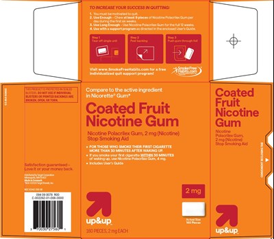 Coated Fruit Nicotine Gum Carton Image 1 (26906uwc3 Image 1)